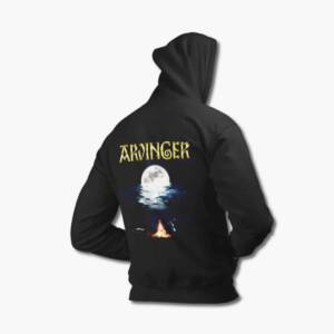 Arvinger Zip Up Hoodie, Arvinger Rast Black Zipper Hooded Sweatshirt