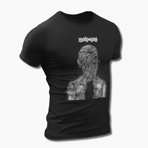 Body Void Band T-Shirt, Body Void You Will Know the Fear You Forced Upon Us Artwork Black Tee Shirt, Doom Metal Merchandise