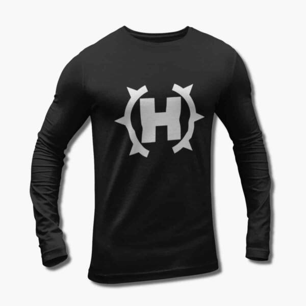 Hate Engine Band Long Sleeve T-Shirt, Hate Engine Logo Black Longsleeve Tee Shirt, Groove Metal, Metalcore Merchandise