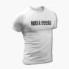 Hate Squad T-Shirt, Hate Squad Logo White Tee Shirt, Thrash Metal Band, Germany, Front