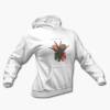 Alice In Chains Hoodie, Alice In Chains The Devil Put Dinosaurs Here Artwork White Hooded Sweatshirt