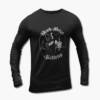 Black Metal and Kittens Long Sleeve T-Shirt, Black Metal and Kittens Black Longsleeve Tee Shirt