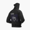 Spectral Voice Zip Up Hoodie, Spectral Voice Eroded Corridors of Unbeing Black Zipper Hooded Sweatshirt