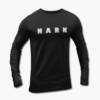 Hark Long Sleeve T-Shirt, Hark Logo Black Longsleeve Tee Shirt