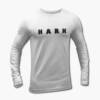 Hark Long Sleeve T-Shirt, Hark Logo White Longsleeve Tee Shirt