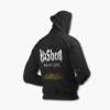Hashem Zip Up Hoodie, Hashem New Life Artwork Black Zipper Hooded Pullover