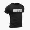 Human T-Shirt, Human Logo Black Tee Shirt, Thrash Metal, Spain, front
