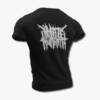 I Hate Humanity T-Shirt, I Hate Humanity Logo Black Tee Shirt, Brutal Death Metal, France, back
