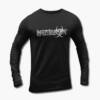 Infectious Hate Long Sleeve T-Shirt, Infectious Hate Logo Black Longsleeve Tee Shirt, Death Metal, Groove Metal, France, front