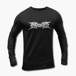 Ingested Long Sleeve T-Shirt, Ingested Logo Black Longsleeve Tee Shirt, Slam Metal, Brutal Death Metal, Deathcore, United Kingdom, front