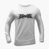 Ingested Long Sleeve T-Shirt, Ingested Logo White Longsleeve Tee Shirt, Slam Metal, Brutal Death Metal, Deathcore, United Kingdom, front