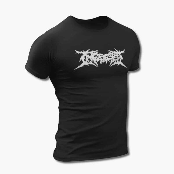 Ingested T-Shirt, Ingested Logo Black Tee Shirt, Slam Metal, Brutal Death Metal, Deathcore, United Kingdom, front