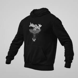 Judas Priest Hoodie, Judas Priest Angel of Retribution Black Hooded Sweatshirt