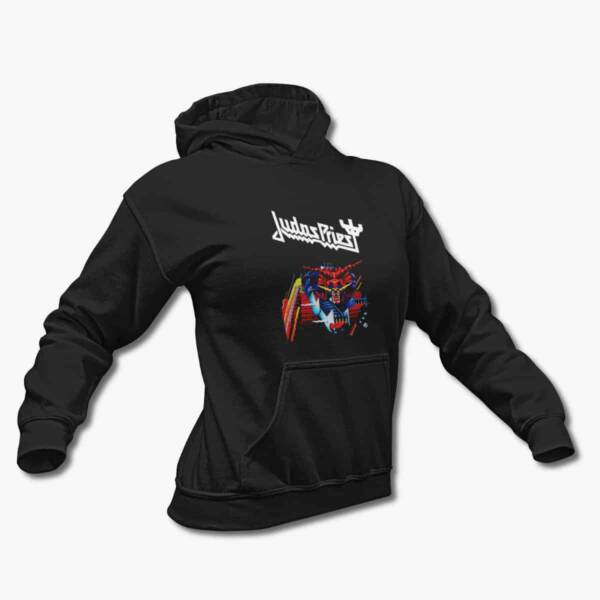 Judas Priest Hoodie, Judas Priest Defenders Of The Faith Black Hooded Sweatshirt
