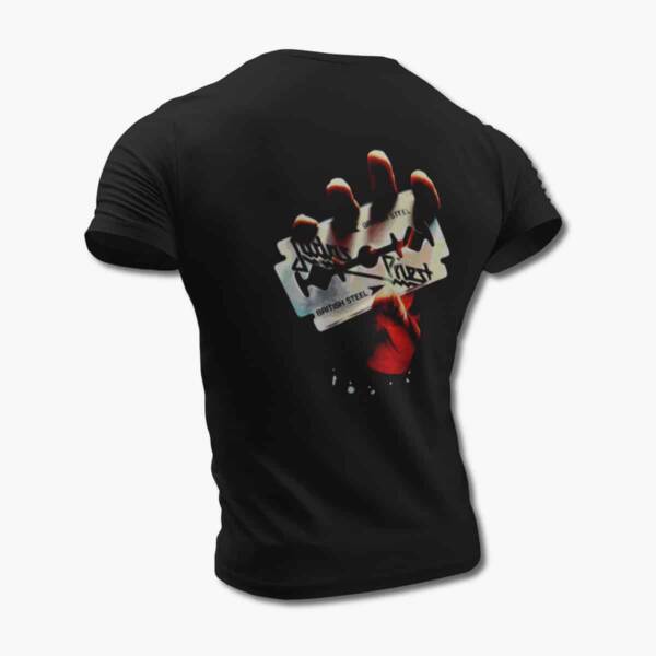 Judas Priest T-Shirt, Judas Priest British Steel Black Tee Shirt
