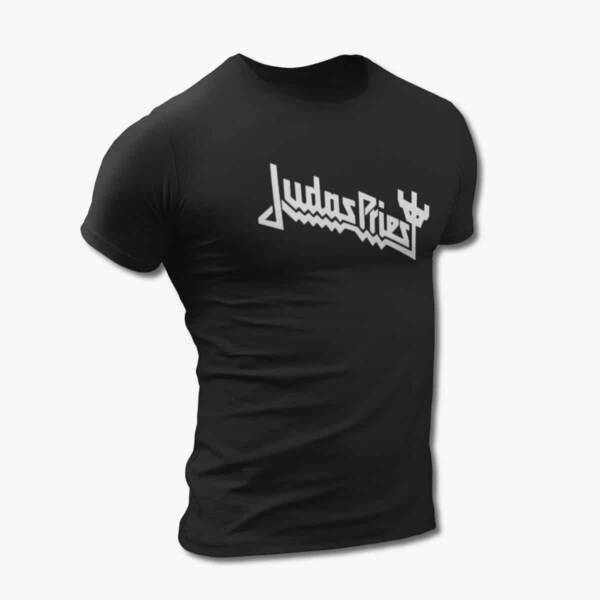Judas Priest T-Shirt, Judas Priest Logo Black Tee Shirt