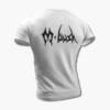 M-Bush T-Shirt, M-Bush Logo White Tee Shirt, Heavy Metal, Netherlands, back