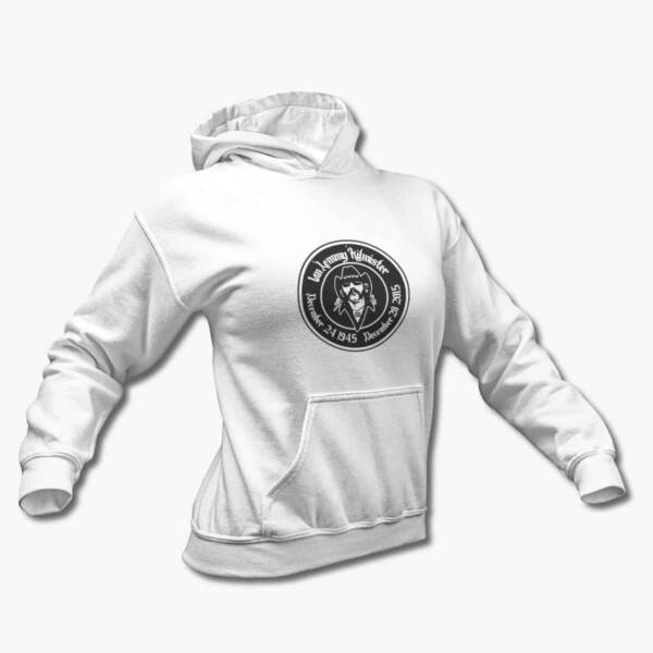 Motorhead Hoodie, Motörhead Ian Lemmy Kilmister White Hooded Sweatshirt