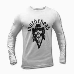 Motorhead Long Sleeve T-Shirt, Motörhead Lemmy White Longsleeve Tee Shirt