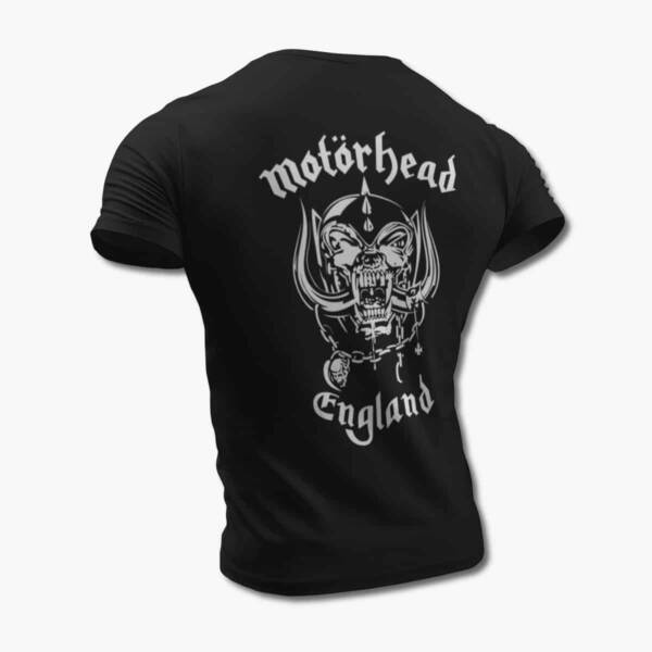 Motorhead T-Shirt, Motörhead England Black Tee Shirt, Heavy Metal Merchandise - Image 2