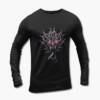 Ophidius Long Sleeve T-Shirt, Ophidius The Throat of the World Longsleeve Artwork Black Tee Shirt
