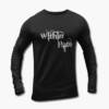Within Hate Long Sleeve T-Shirt, Within Hate Logo Black Longsleeve Tee Shirt