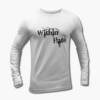 Within Hate Long Sleeve T-Shirt, Within Hate Logo White Longsleeve Tee Shirt