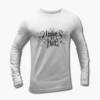 Wolves of Hate Long Sleeve T-Shirt, Wolves of Hate Logo White Longsleeve Tee Shirt