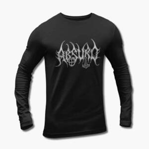 Absurd Band Long Sleeve T-Shirt, Absurd Logo Black Longsleeve Tee Shirt