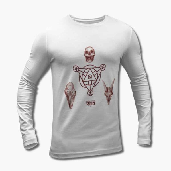 Amestigon Long Sleeve T-Shirt, Amestigon Thier White Longsleeve Tee Shirt
