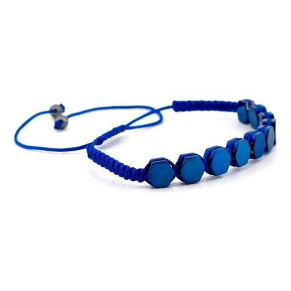 Blue Hematite Natural Stone Bracelet