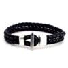Black Braided Leather Bracelet