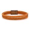 Taba Color Two Row Leather Bracelet