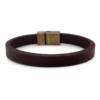 Genuine Brown Leather Bracelet