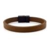 Genuine Light Brown Leather Bracelet