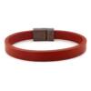 Red Colour Genuine Leather Bracelet