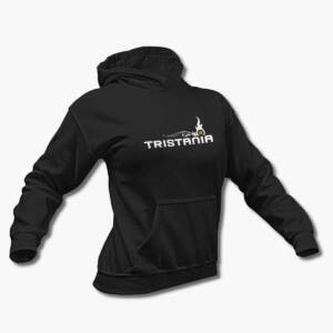 Tristania Hoodie, Tristania Logo Black Hooded Pullover