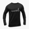 Tristania Long Sleeve T-Shirt, Tristania Logo Black Longsleeve Tee Shirt