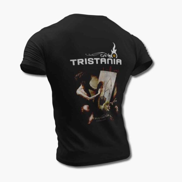 Tristania T-Shirt, Tristania Darkest White Artwork Black Tee Shirt