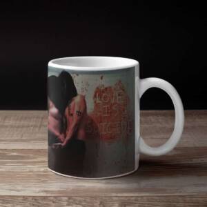 Abceassed Band Coffee Mug, Abceassed Love Is Suicide Mug