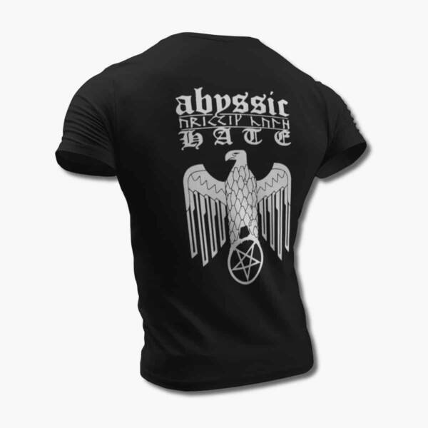 Abyssic Hate Band T-Shirt, Abyssic Hate A Decade Of Hate Black Tee Shirt