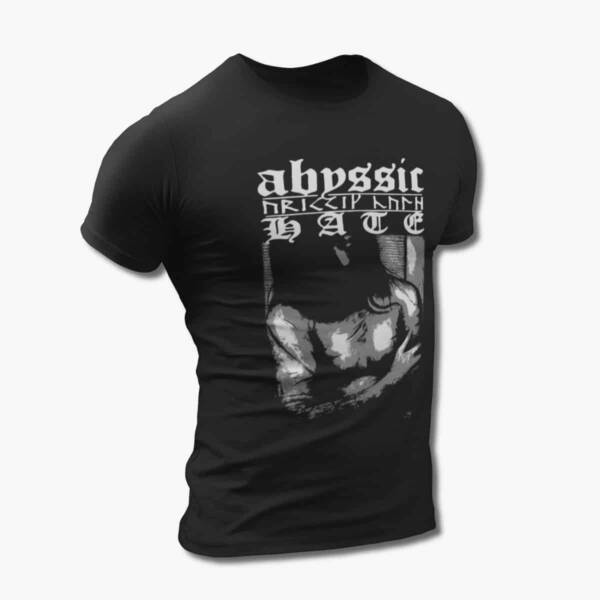 Abyssic Hate Band T-Shirt, Abyssic Hate Suicidal Emotions Black Tee Shirt