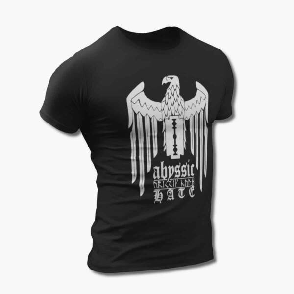 Abyssic Hate Band T-Shirt, Abyssic Hate The Source of Suffering Black Tee Shirt