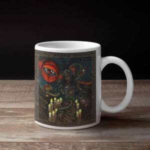 Akasha Band Coffee Mug, Akasha Canticles of the Sepulchral Deity Mug