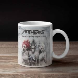 Arthemis Band Coffee Mug, Arthemis Blood Fury Domination Mug