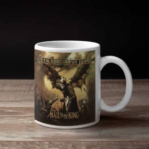 Avenged Sevenfold Band Coffee Mug, Avenged Sevenfold Hail To The King Mug
