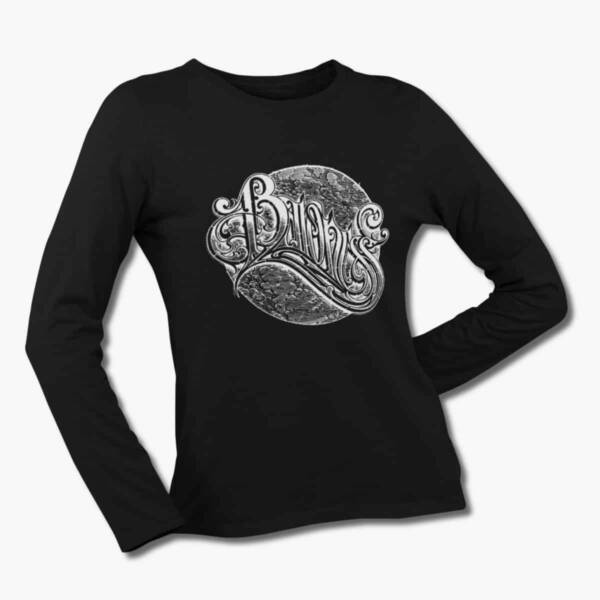 Baroness Band Long Sleeve T-Shirt, Baroness Logo Black Longsleeve Tee Shirt