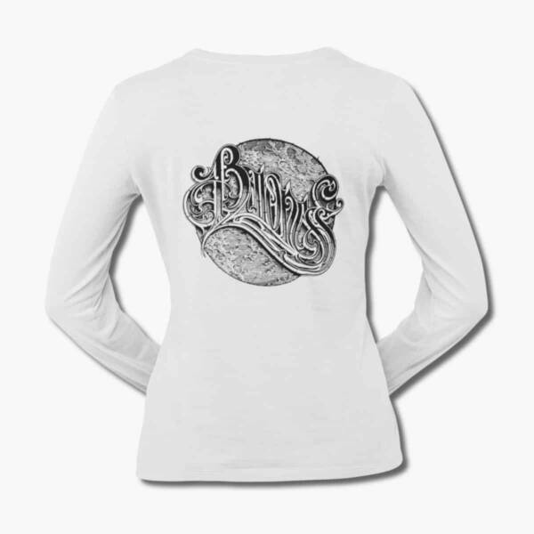 Baroness Band Long Sleeve T-Shirt, Baroness Logo White Longsleeve Tee Shirt