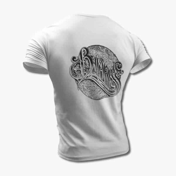 Baroness Band T-Shirt, Baroness Logo White Tee Shirt, Progressive Sludge Metal Merchandise