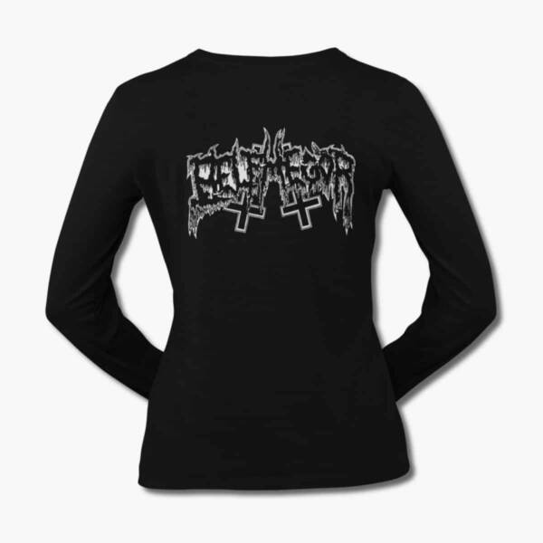 Belphegor Band Long Sleeve T-Shirt, Belphegor Logo Black Longsleeve Tee Shirt